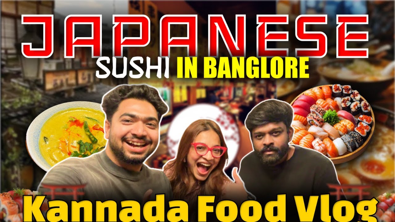 Best Japanese Sushi In Bengaluru | Foo Resturant Brigade Road Bangalore | Kannada Food Vlog | TheGee