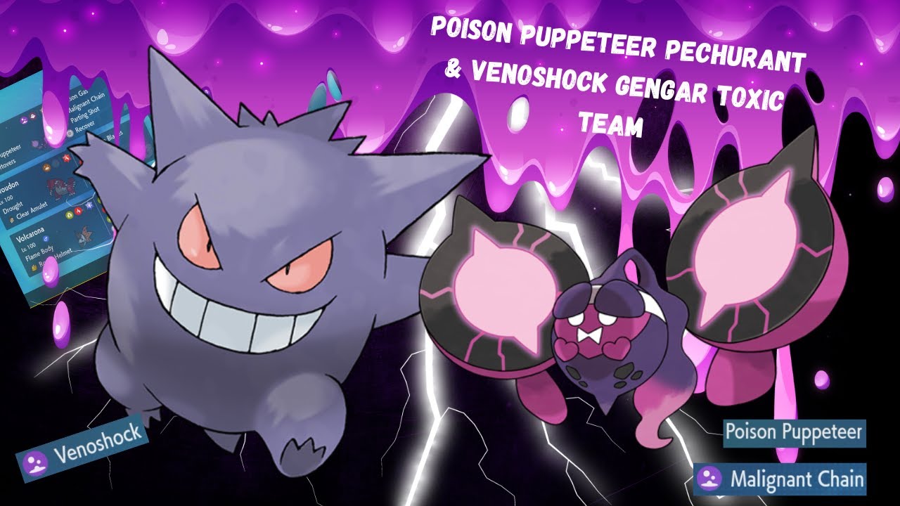 POISON PUPPETEER PECHURANT & VENOSHOCK GENGAR ARE THE MOST TOXIC IN REGULATION J - Pokemon S/V VGC