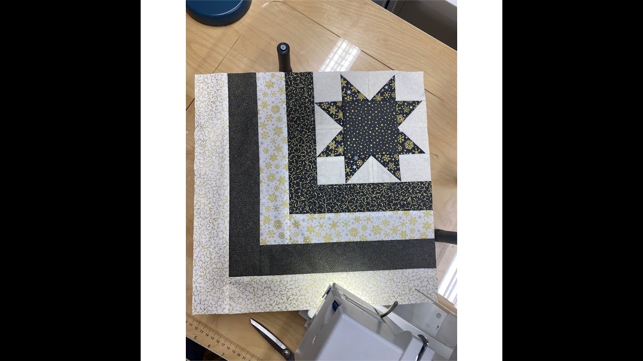 Kissen, Quilt und mehr mit dem Log Cabin Star Block nähen