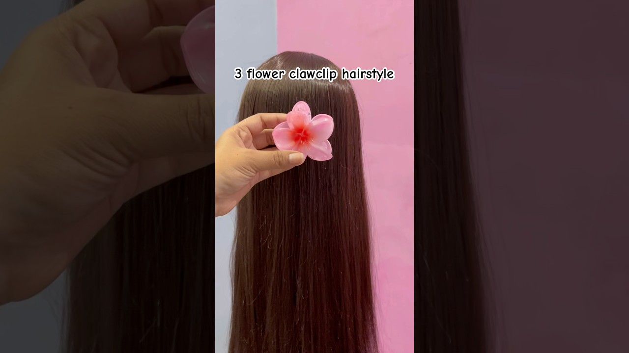 Flower clips are the cutest summer hair accessory! 