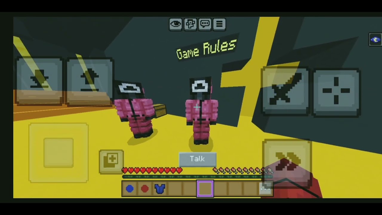 I played squid game map #minecraft #Gaming #edit #funk