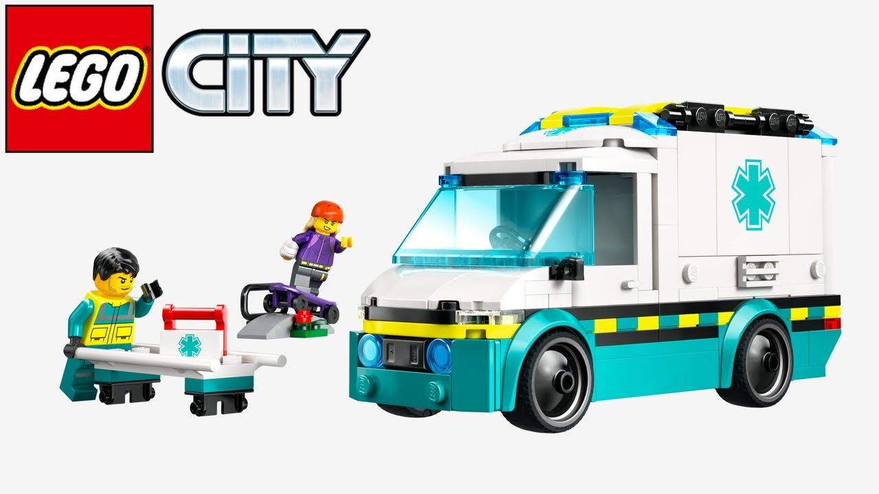 LEGO City Emergency Ambulance 60451 - Speed Build Review | LEGO 60451