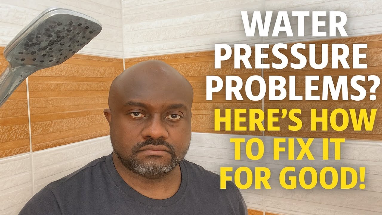 Water Pressure Problems in Your Home? Here's How to Fix It for Good!
