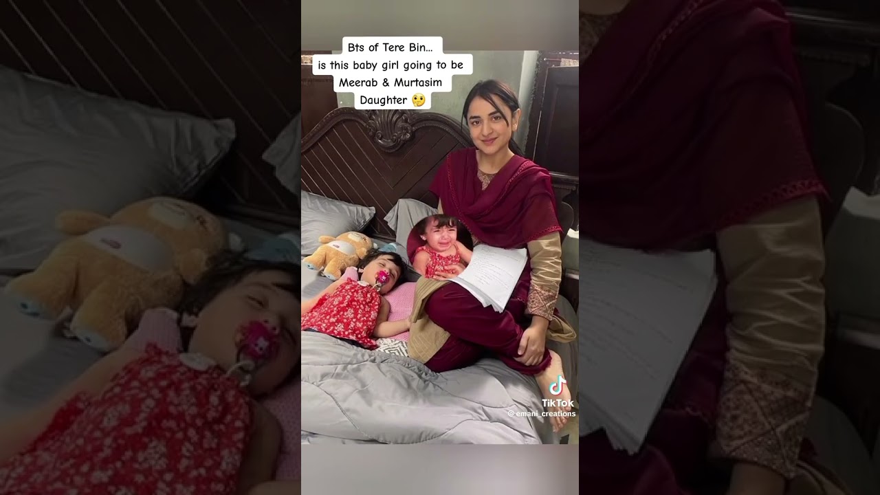 Merab and murtasim daughter|| tere bin bts of last episode|| tere bin episode 57 promo