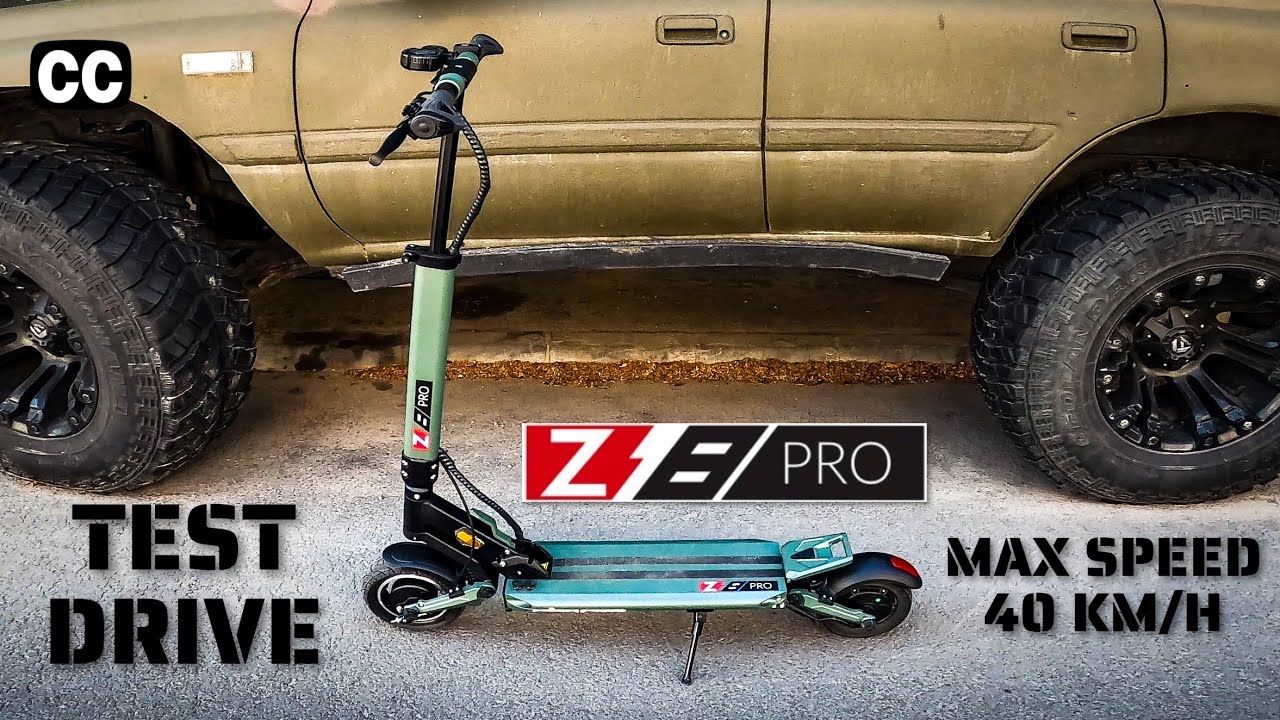 Z8 PRO Electric Scooter FPV Test Drive with the unlimited Speed - 40km/h