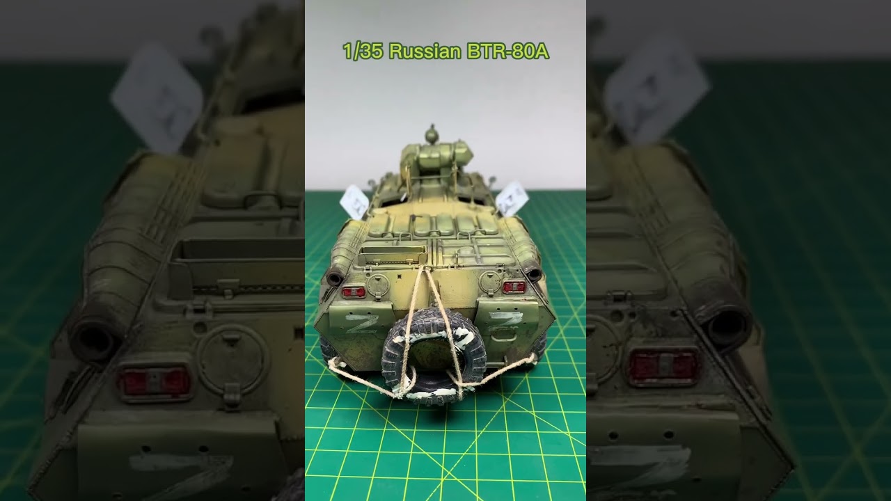 1/35 Russian BTR-80A APC (Trumpeter model kit)