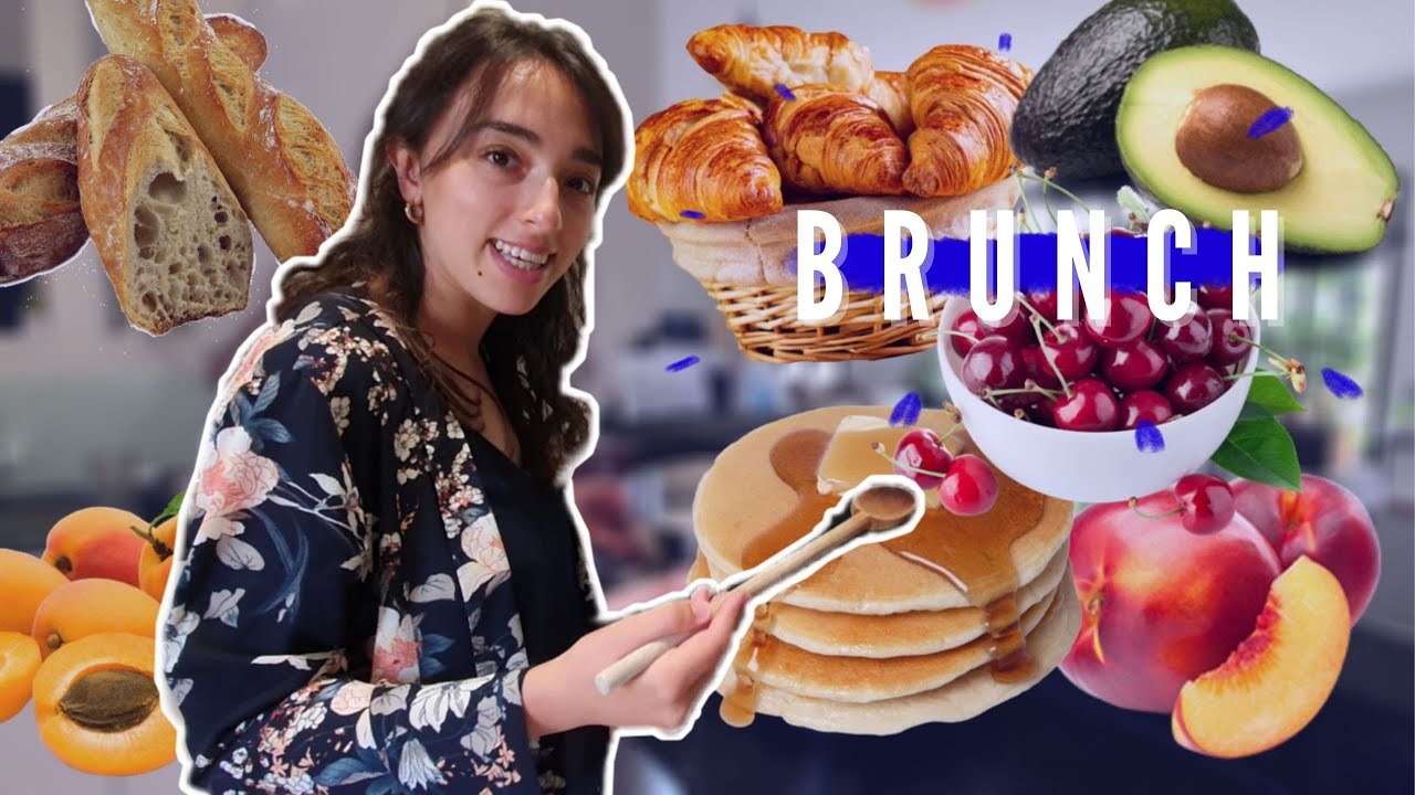 How To Prepare A FRENCH BRUNCH // GROCERY SHOPPING in France & best pancakes recipe! FR & EN subs