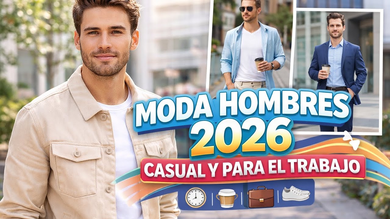 🔥 MODA MASCULINA 2026: Ideas de Looks Casuales y Formales para Verse Elegante y con Estilo 👔✨