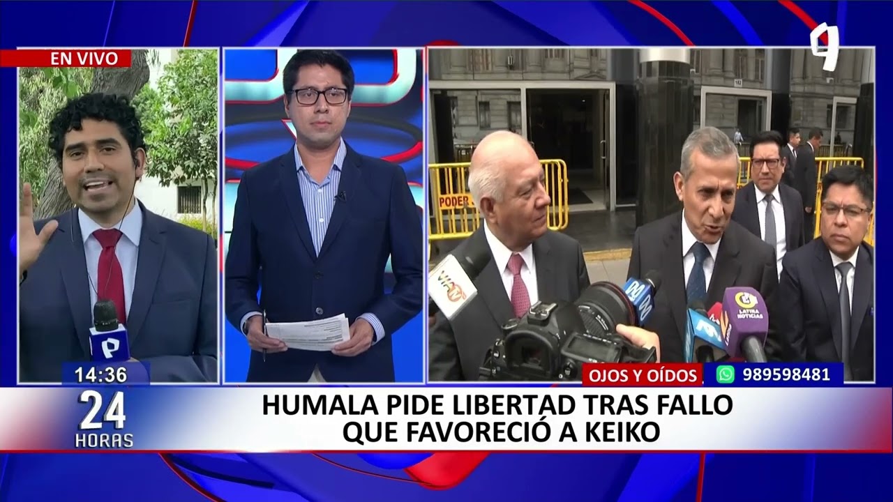 Ollanta Humala exige su liberaci&oacute;n tras archivo del caso &ldquo;C&oacute;cteles&rdquo;