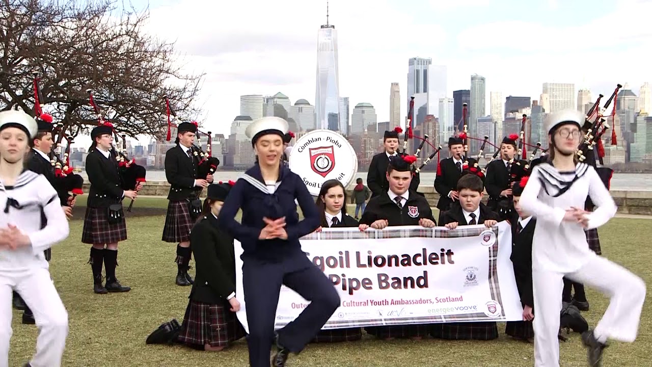 Sgoil Lionacleit Pipe Band at Ellis Island