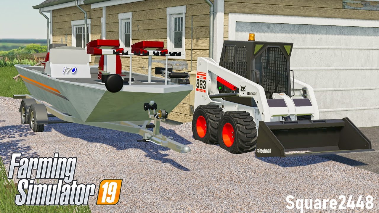 Customer Bought A Boat So We Built A Gravel Pad! | Landscaping Job | FS19