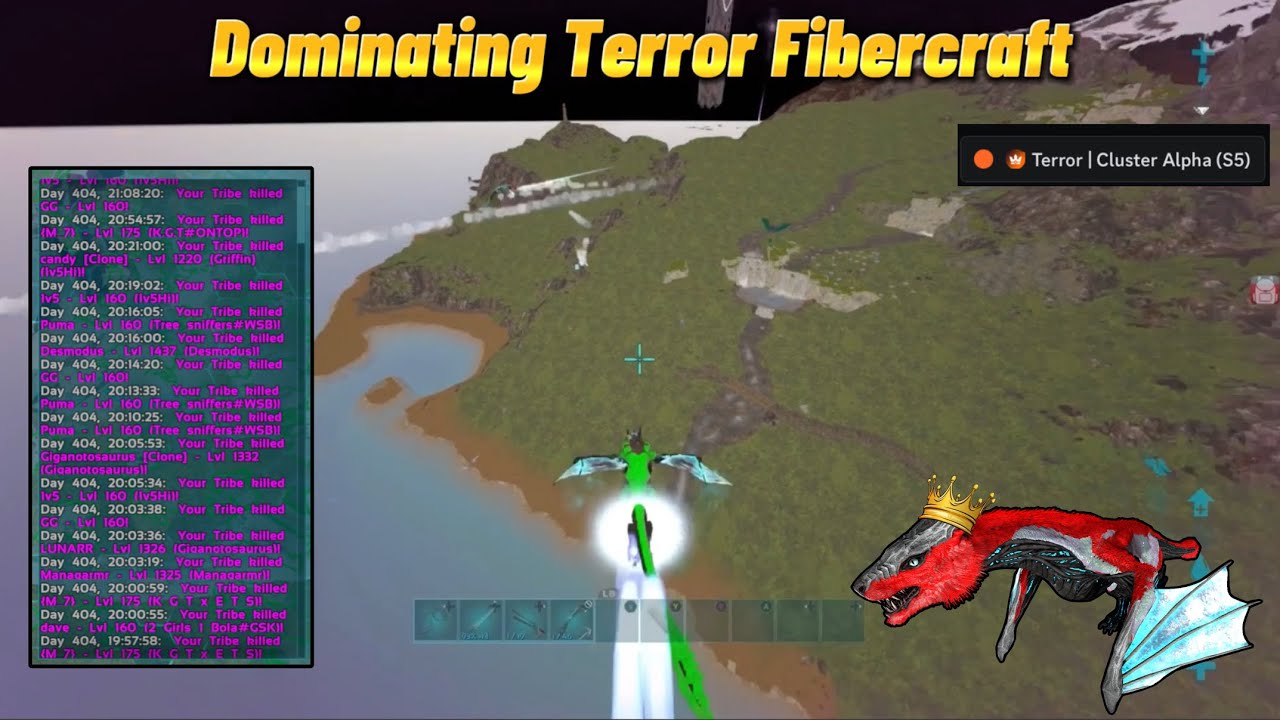 Dominating Arks Biggest Server | Terror Fibercraft