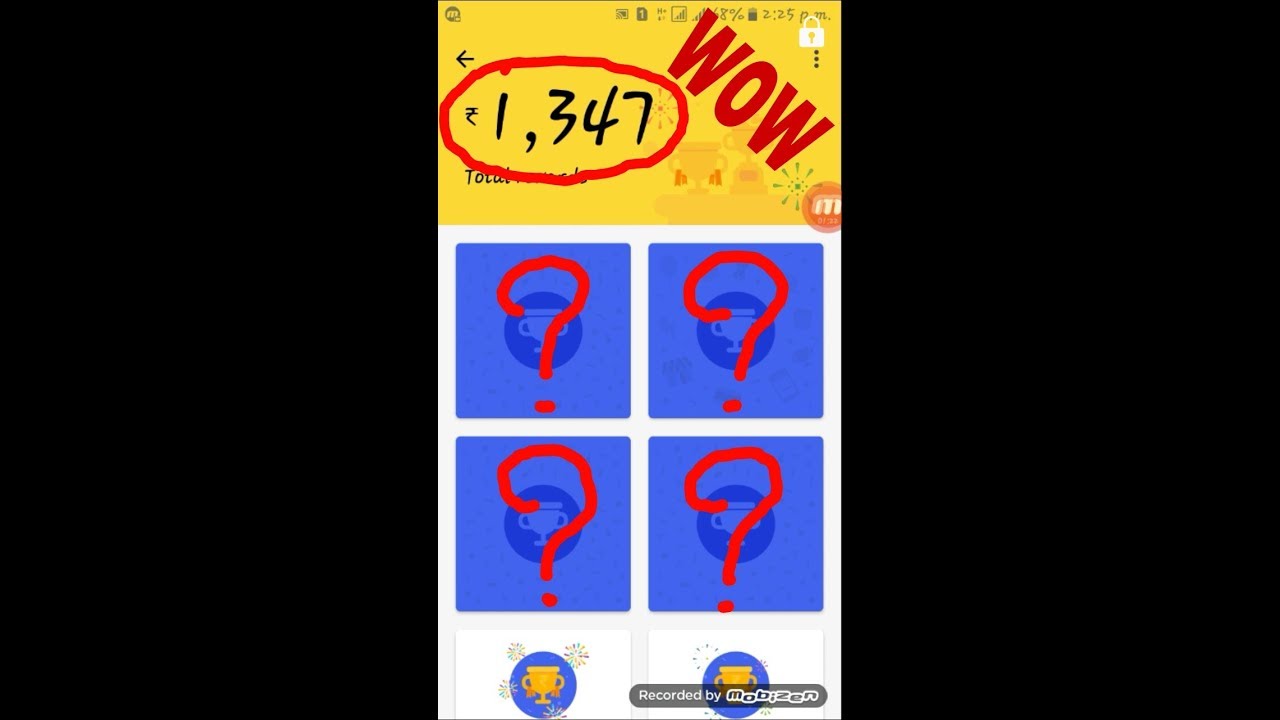 Tez app card live scratching / I am scratch my Tez app scratch card.