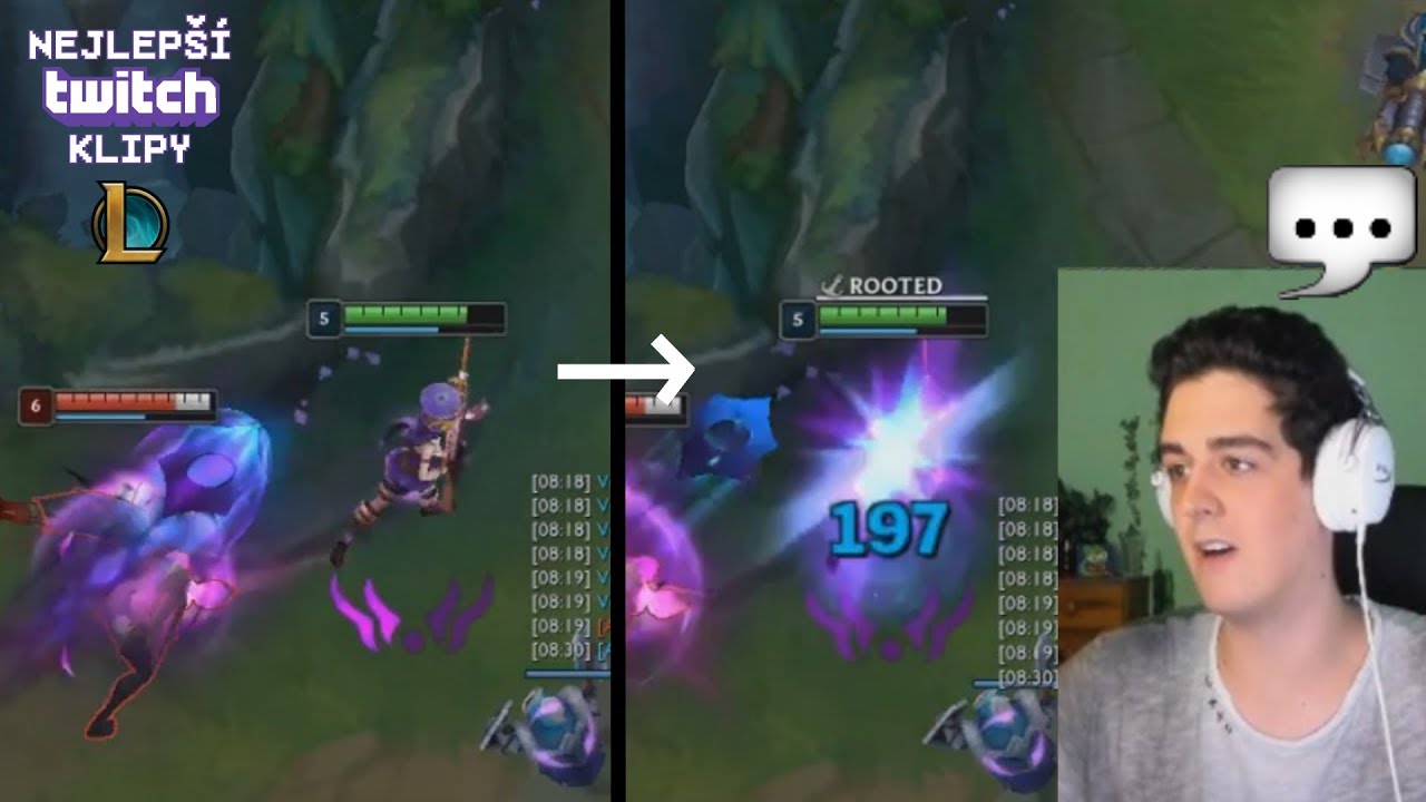 Každý někdy zažil takový hitbox od Morgany... - NEJLEPŠÍ TWITCH KLIPY #2 (League of Legends)