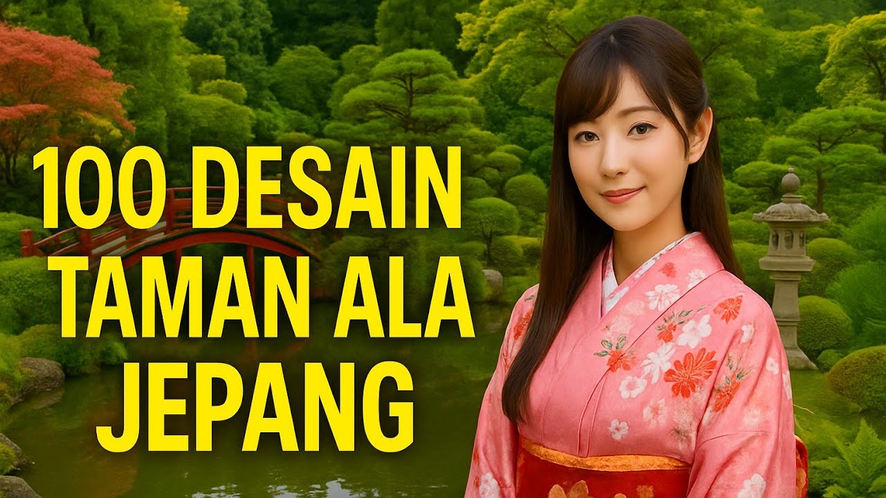 Inspirasi 100 Desain Taman ala JEPANG | Alami, Mewah dan Elegan