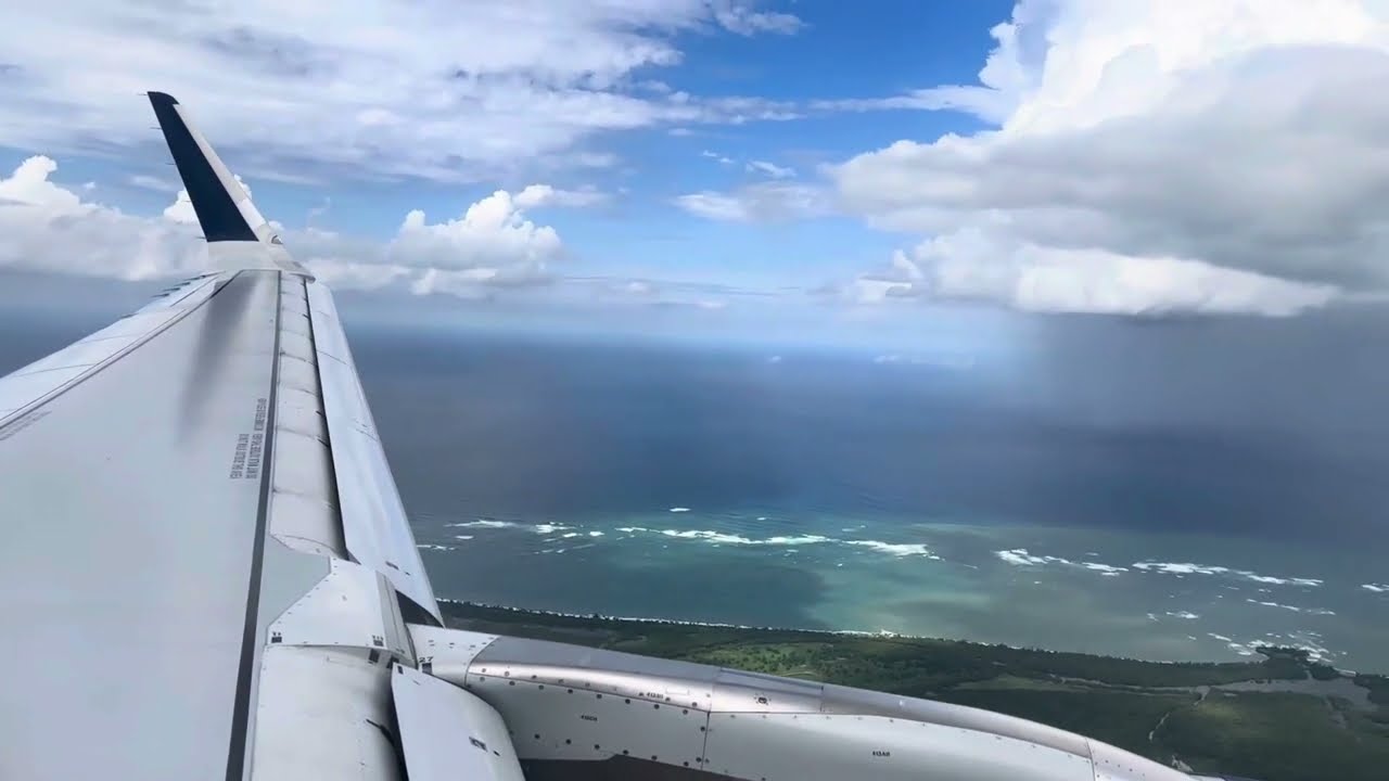 4K | JetBlue A321 GORGEOUS Engine-View Landing in San Juan, Puerto Rico (SJU) 