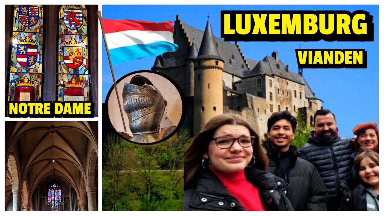 LUXEMBURGO - CIDADE E CASTELO DE VIANDEN
