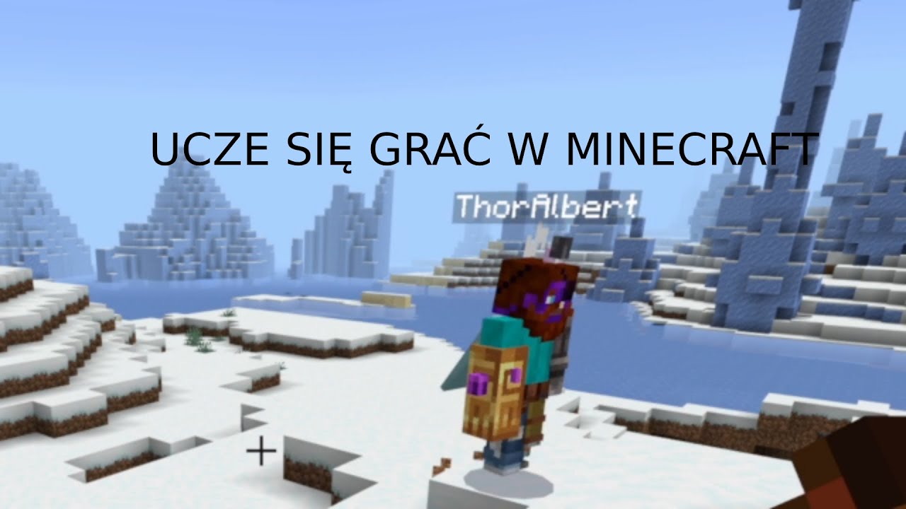 Uczę się grać w minecraft przepraszam za jakość