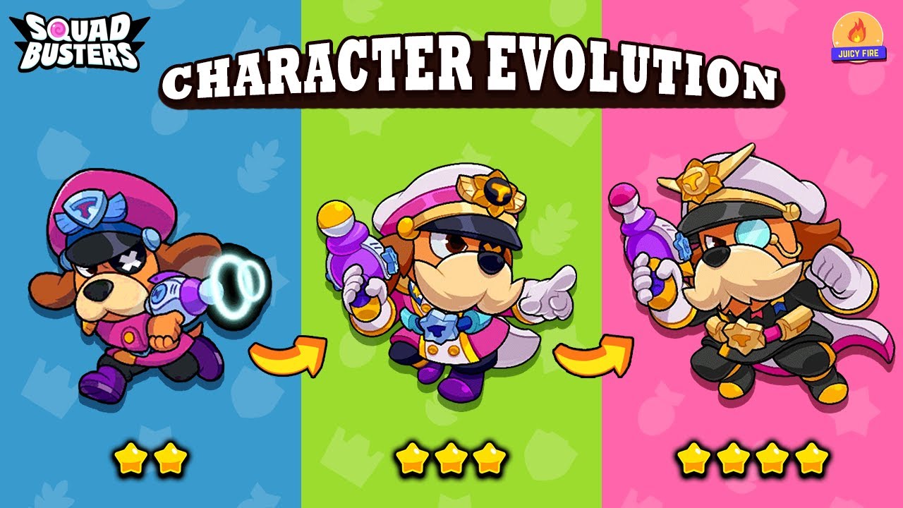 Squad Busters | All Character Evolution | Spooky World Updated