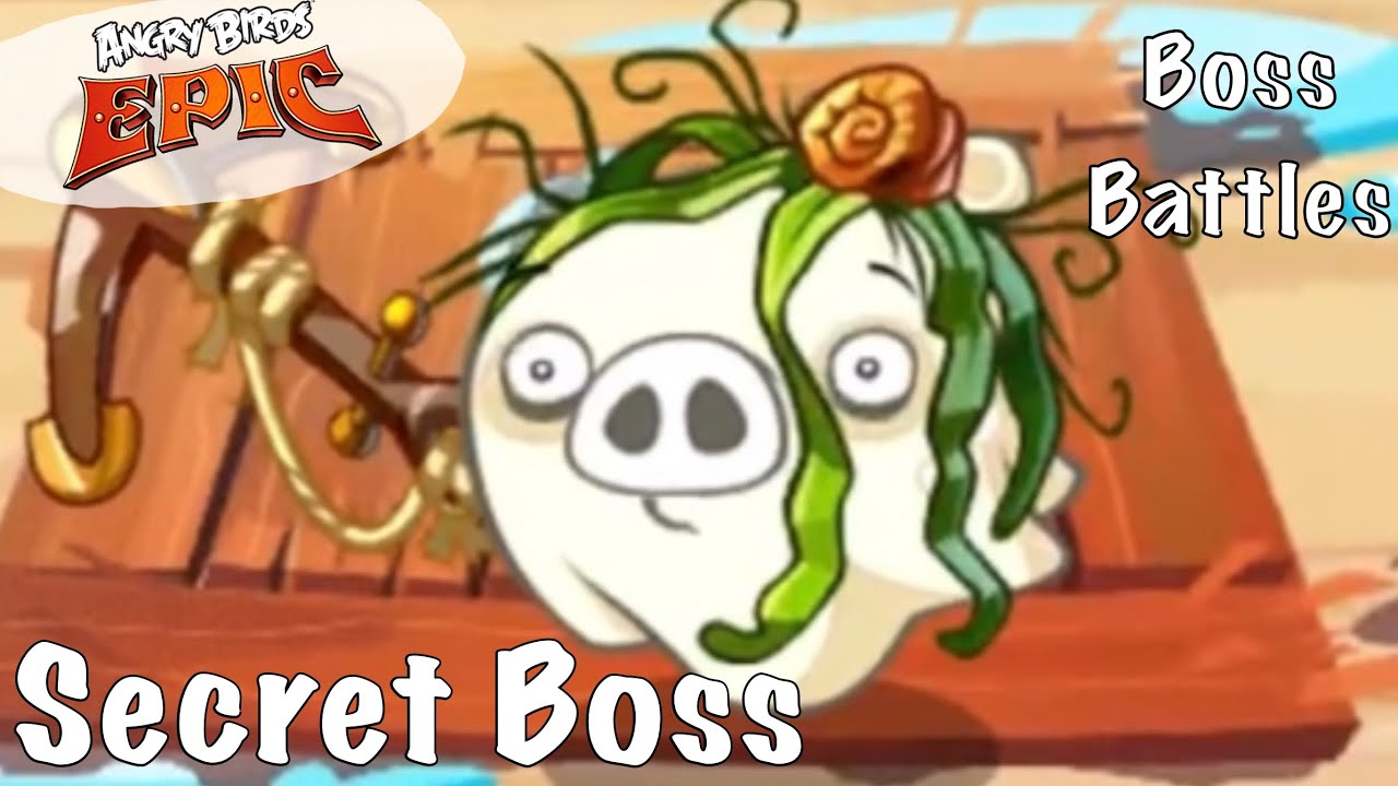 Angry  Birds Epic Boss Battles — Maelstrom: Poseidon Pig (Secret Boss Battle)