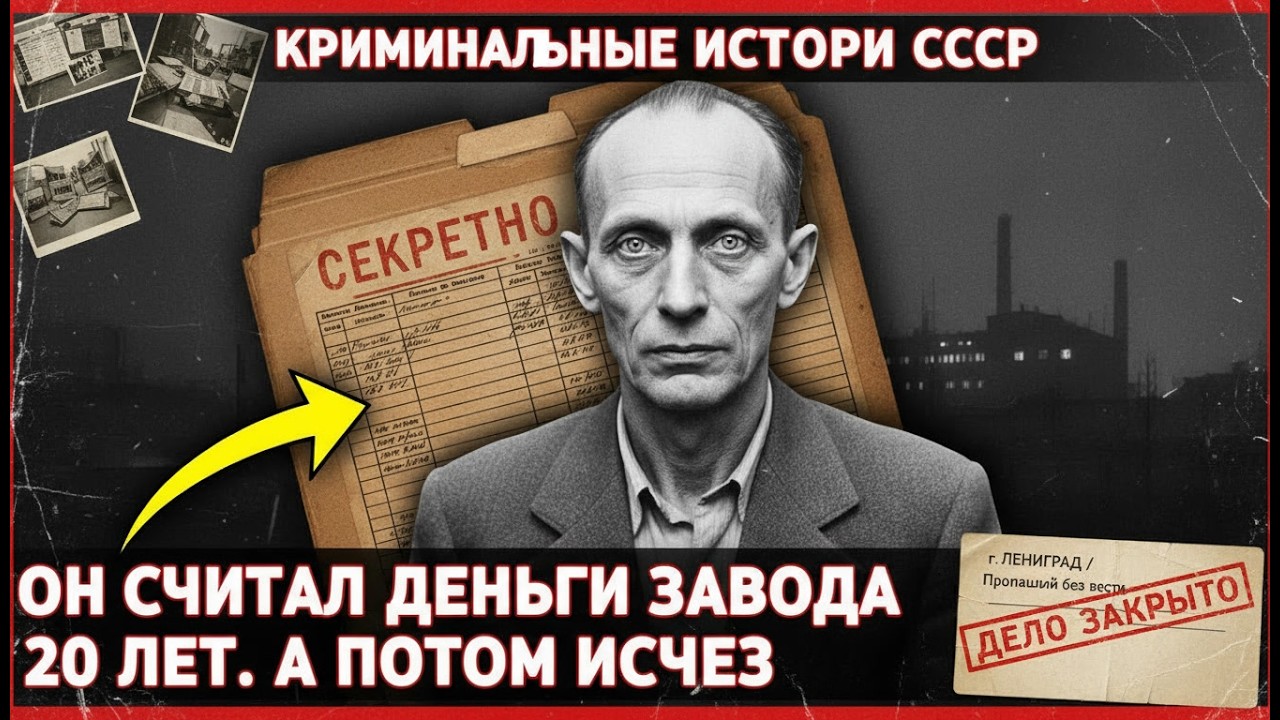 ЛЕНИНГРАДСКИЙ БУХГАЛТЕР: ОН СЧИТАЛ ДЕНЬГИ ЗАВОДА ДВАДЦАТЬ ЛЕТ. А ПОТОМ ИСЧЕЗ