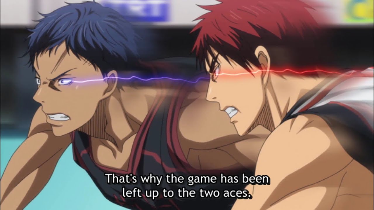 カガミと黒子が黄瀬を倒す！青峰の決定的な計画？Kagami and Kuroko Defeat Kise.