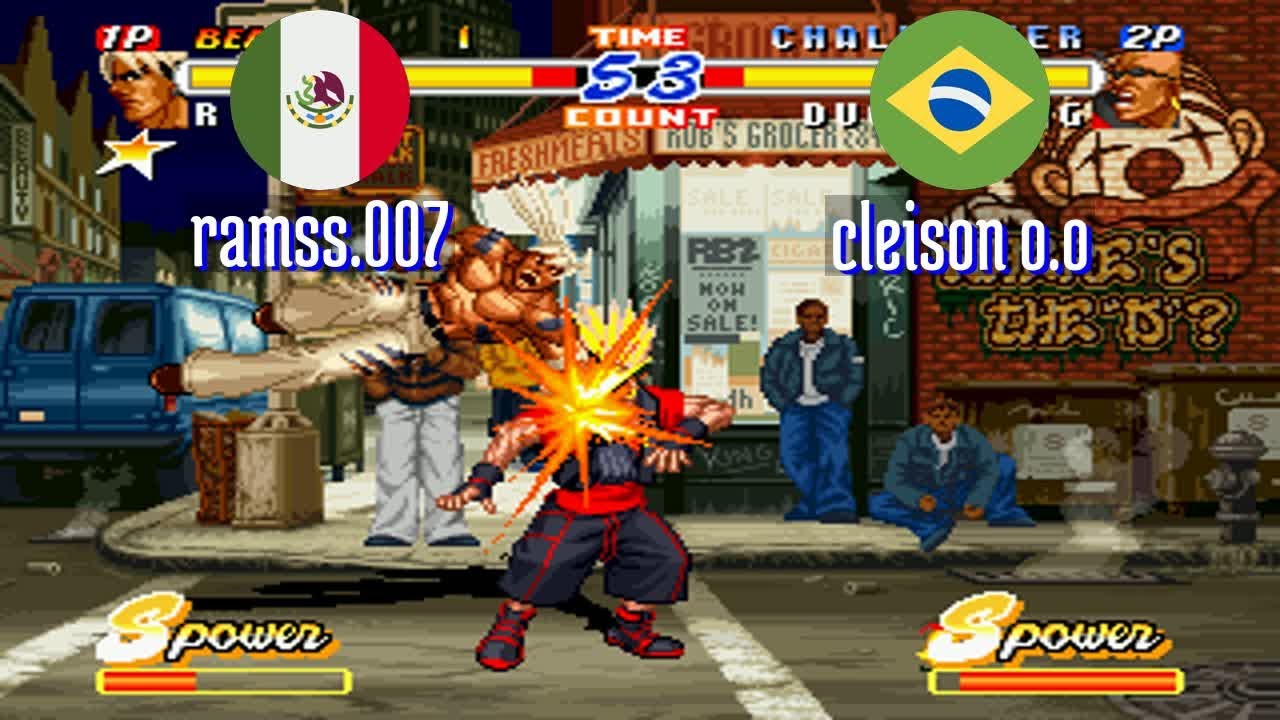 FT3 @rbff2h: ramss.007 (MX) vs cleison o.o (BR) [Real Bout Fatal Fury 2 rbff2 Fightcade] Jul 1