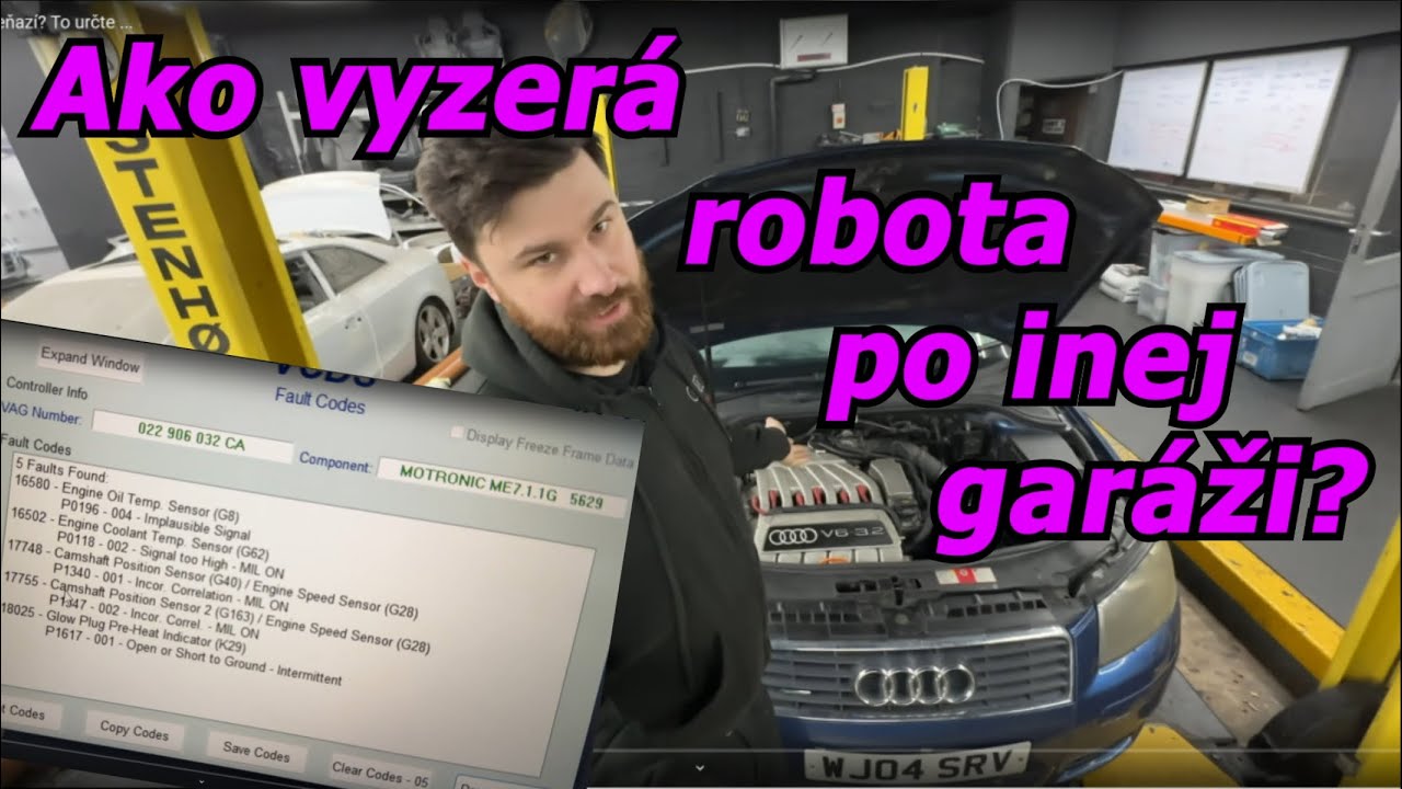 Audi A3 3.2 kontrola práce po druhej garáži . Kvalitný servis za málo peňazí? To určte ...