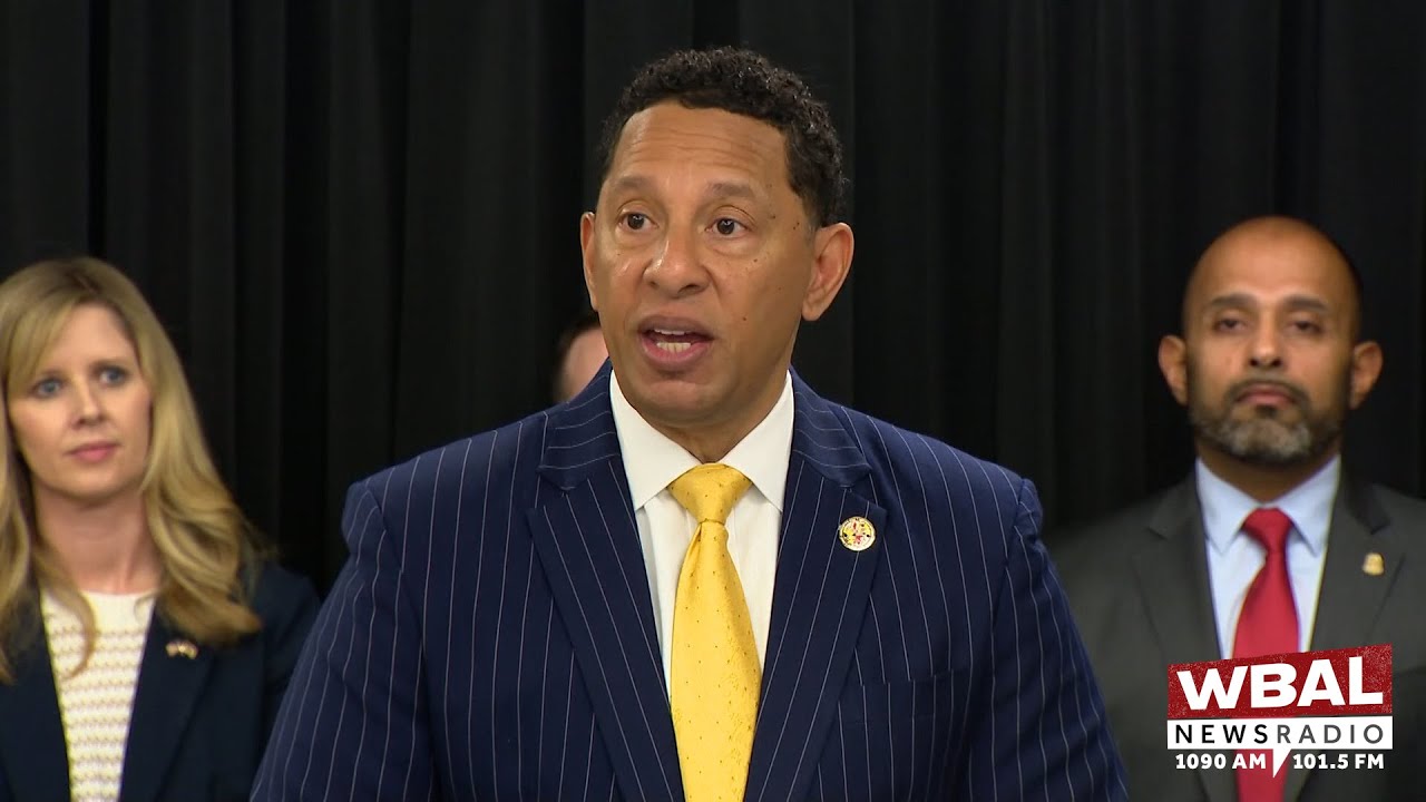 Baltimore City officials hold news conference to announce takedown of drug trafficking organization