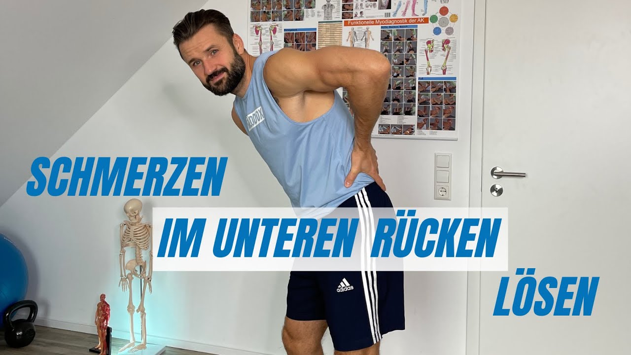 Schmerzen im unteren Rücken lösen!