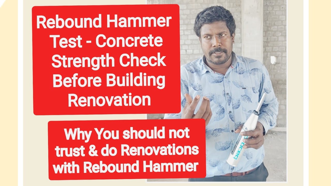 Rebound Hammer Test - Concrete Strength / Building Renovation, ACI Builders and Interiors, Sivakasi 
