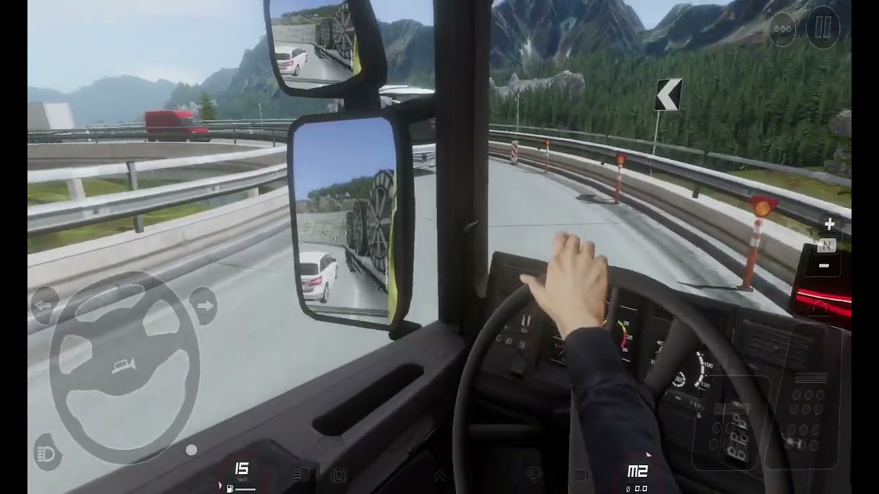 Truckers of europe 3 Delivery to Tremola to Airolo (🚛) (🛣️)