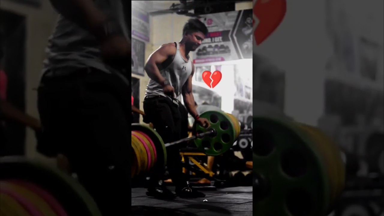 broken 💔 heart #gym #motivation #nevergiveup #video #attitude #viral #workout #fitness #status