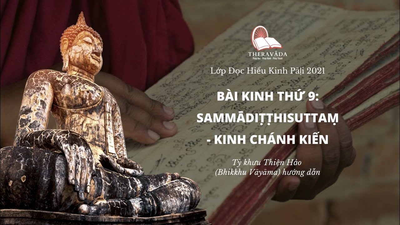 🔴 [LIVE] Buổi 63: Đọc Hiểu Trung Bộ Kinh Pāli - Bài số 9 - Kinh Chánh Kiến I Sư Thiện Hảo giảng dạy