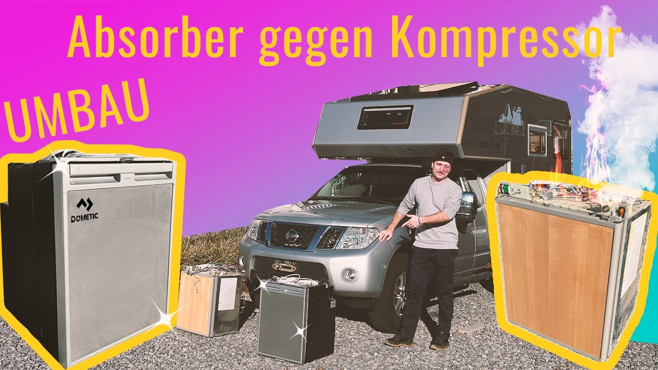 Absorber gegen Kompressor Kühlschrank - Umbau