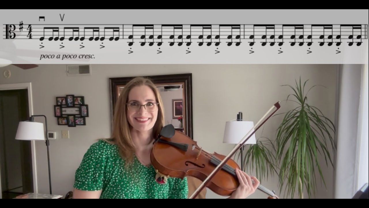 TMEA Region 20 Philharmonic Orchestra The Mighty Columbia - Viola: Practice with Me!
