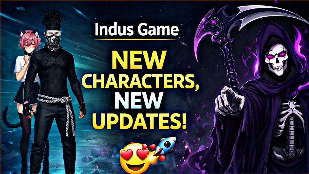 👇😲Customizeable character 🙀 🎮Indus Game New Update 😱 | New Characters Revealed | Indus Battle Royale
