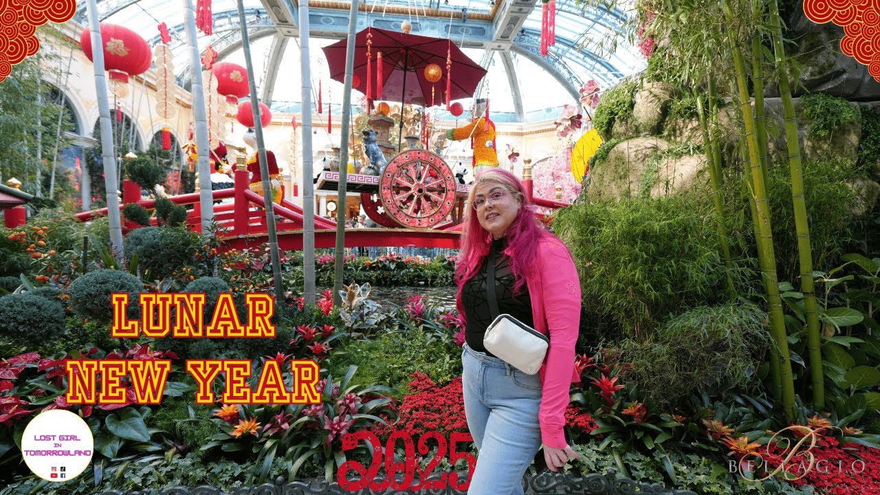 Bellagio Conservatory Chinese New Year 2025 &ndash; Stunning Year of the Snake Display!