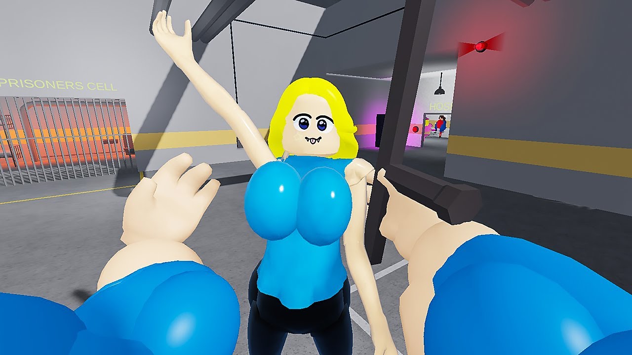 BARRY WOMAN LOVE in BARRY'S PRISON RUN! New Scary Obby (#Roblox)
