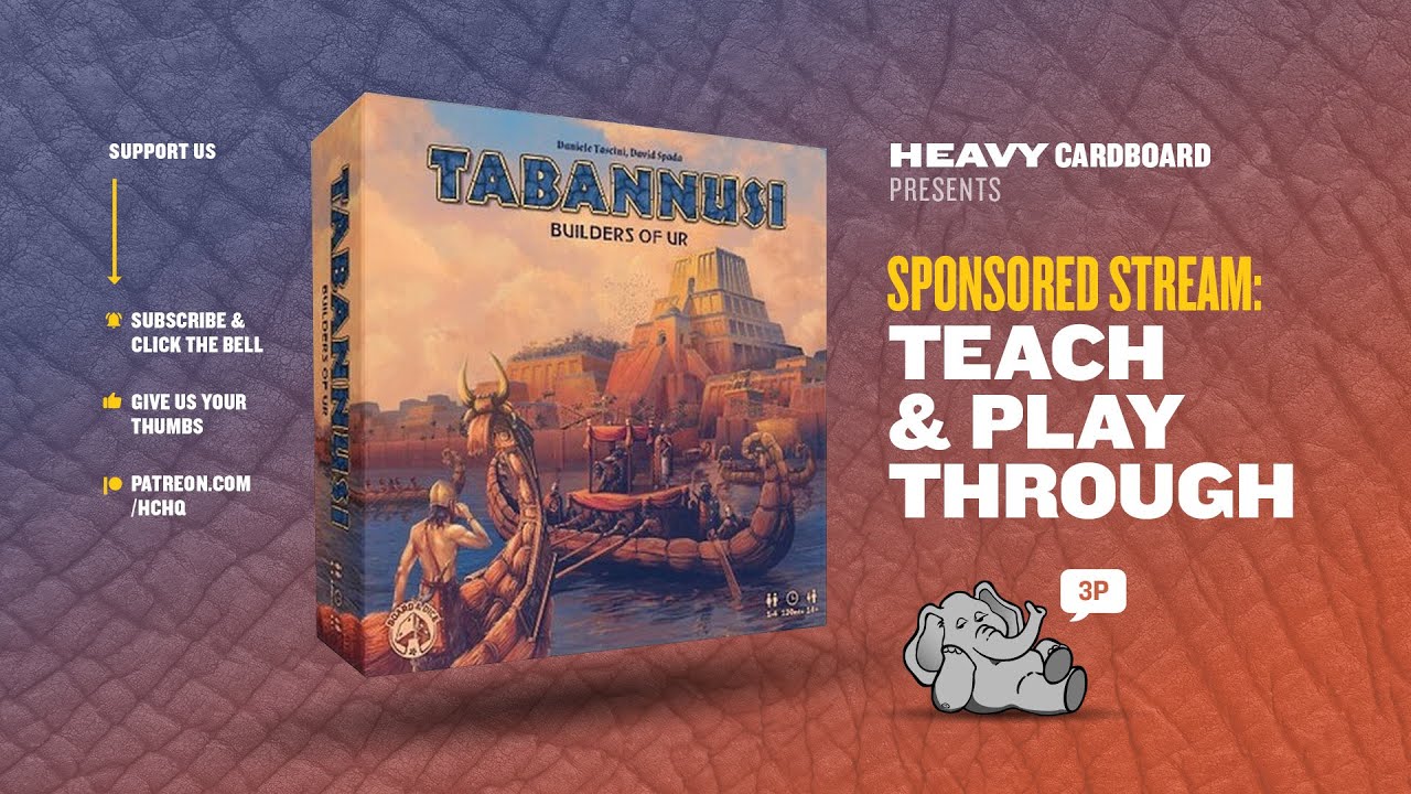 Tabannusi - 3p Teaching & Play-through by Heavy Cardboard