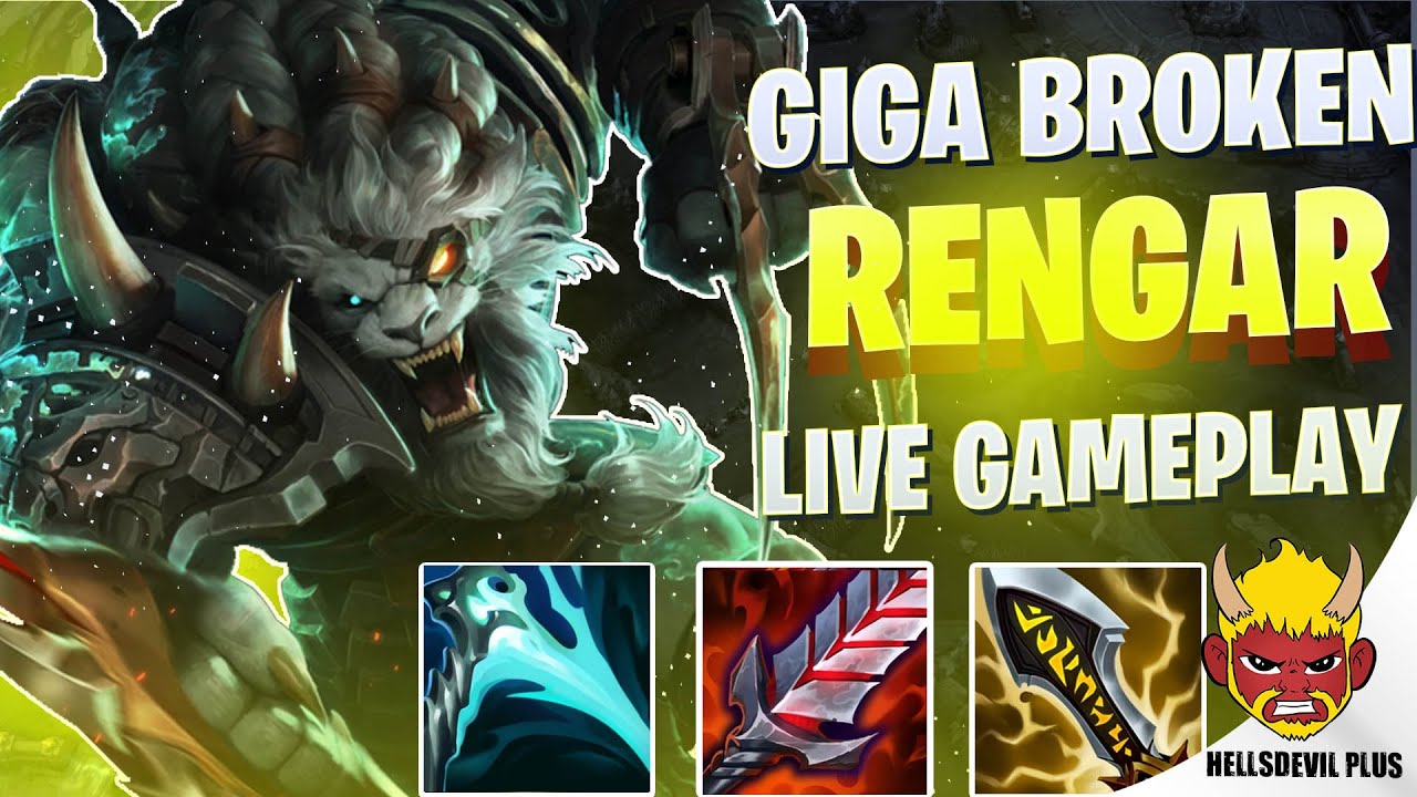 Rengar Is GIGA BROKEN Now! - Wild Rift HellsDevil Plus Gameplay