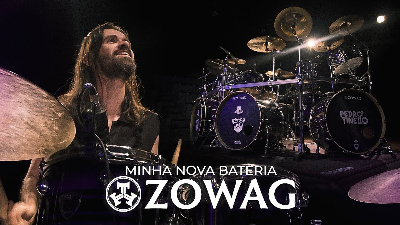 UM SONHO REALIZADO | MINHA NOVA BATERIA ZOWAG Z7 | PEDRO TINELLO