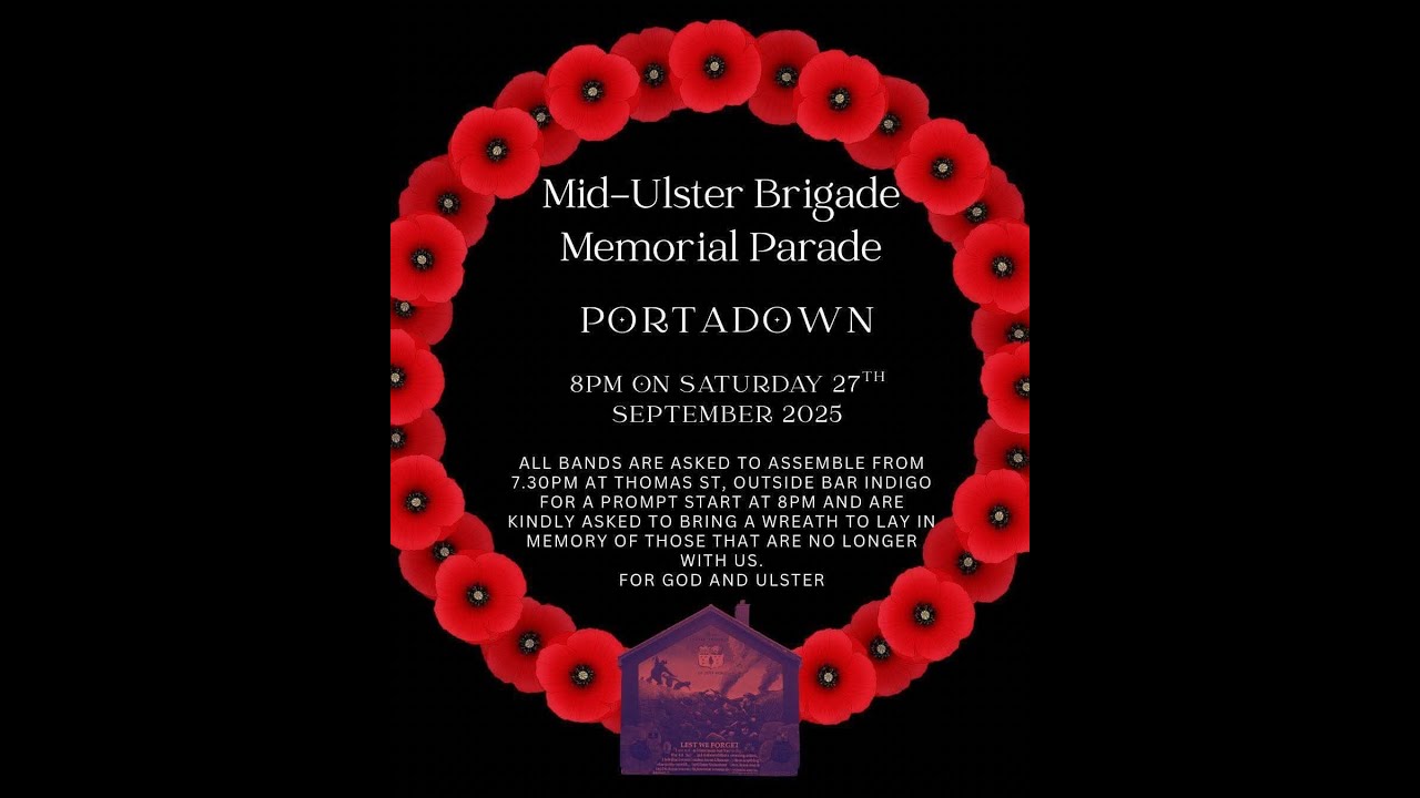 Mid Ulster Memorial (Full Parade) 27/09/25
