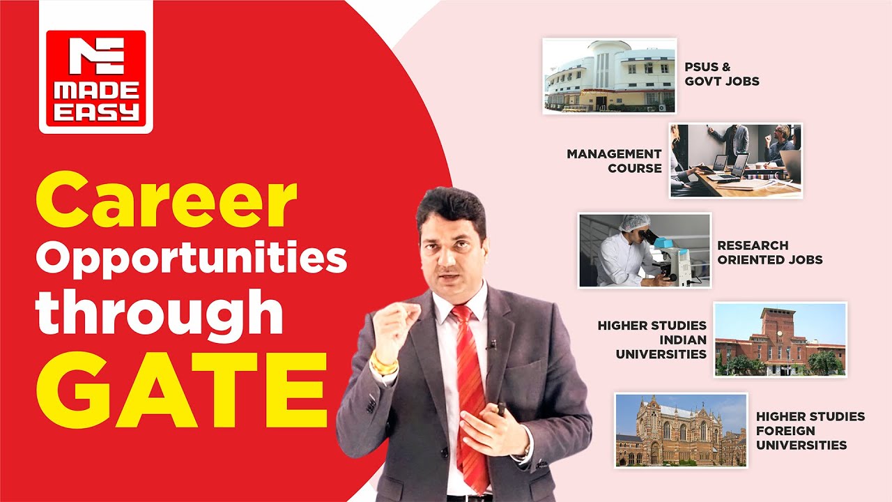 Career Opportunities Through GATE | Govt. Jobs, PSU's & much more | By B. Singh Sir , CMD, MADE EASY