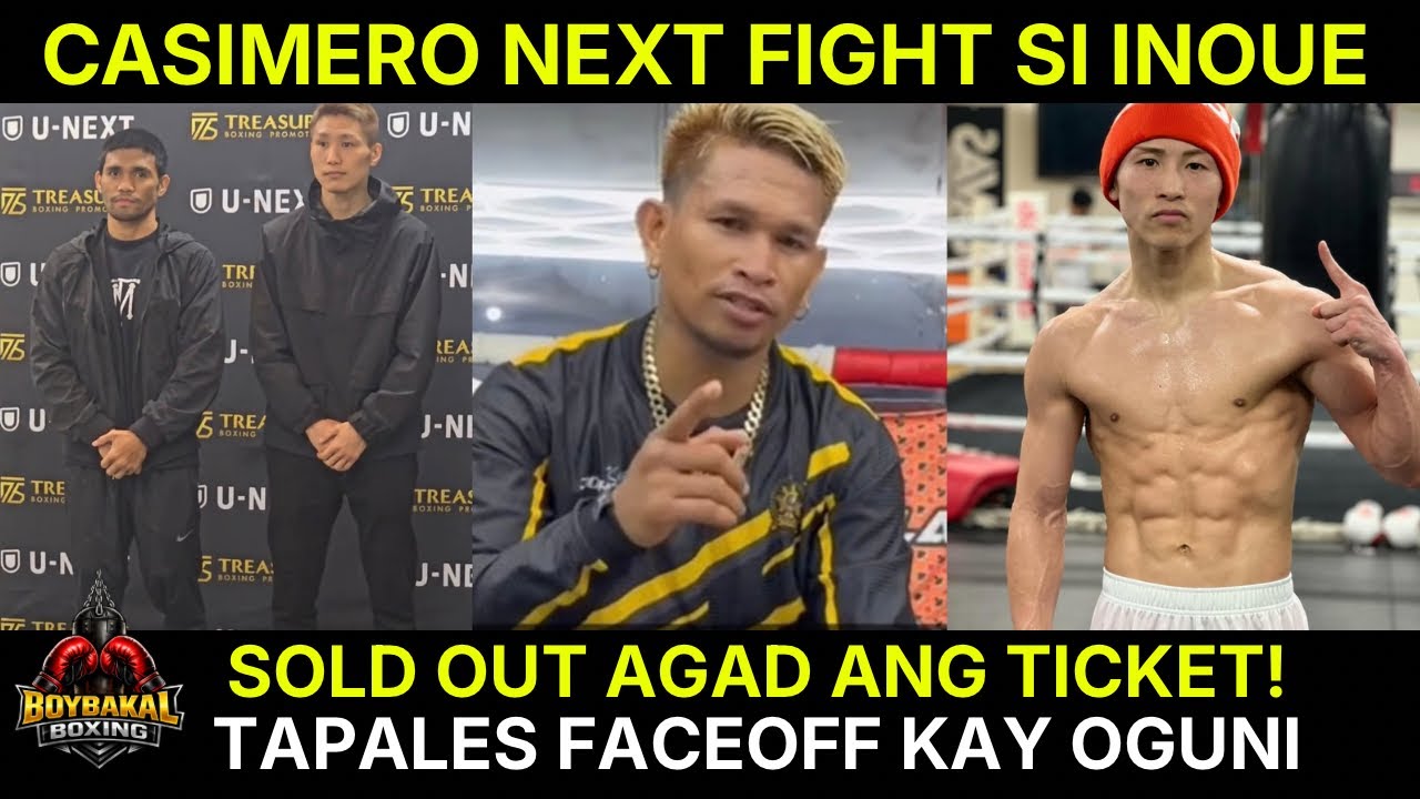 Casimero NEXT Fight Si Inoue | Tapales Faceoff Kay Oguni | Inoue Nakatani Sold Out ang Ticket 