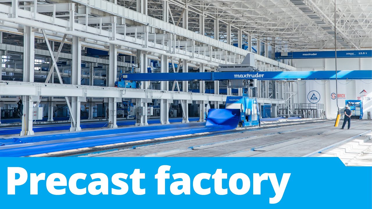 State-of-the-art precast concrete factory