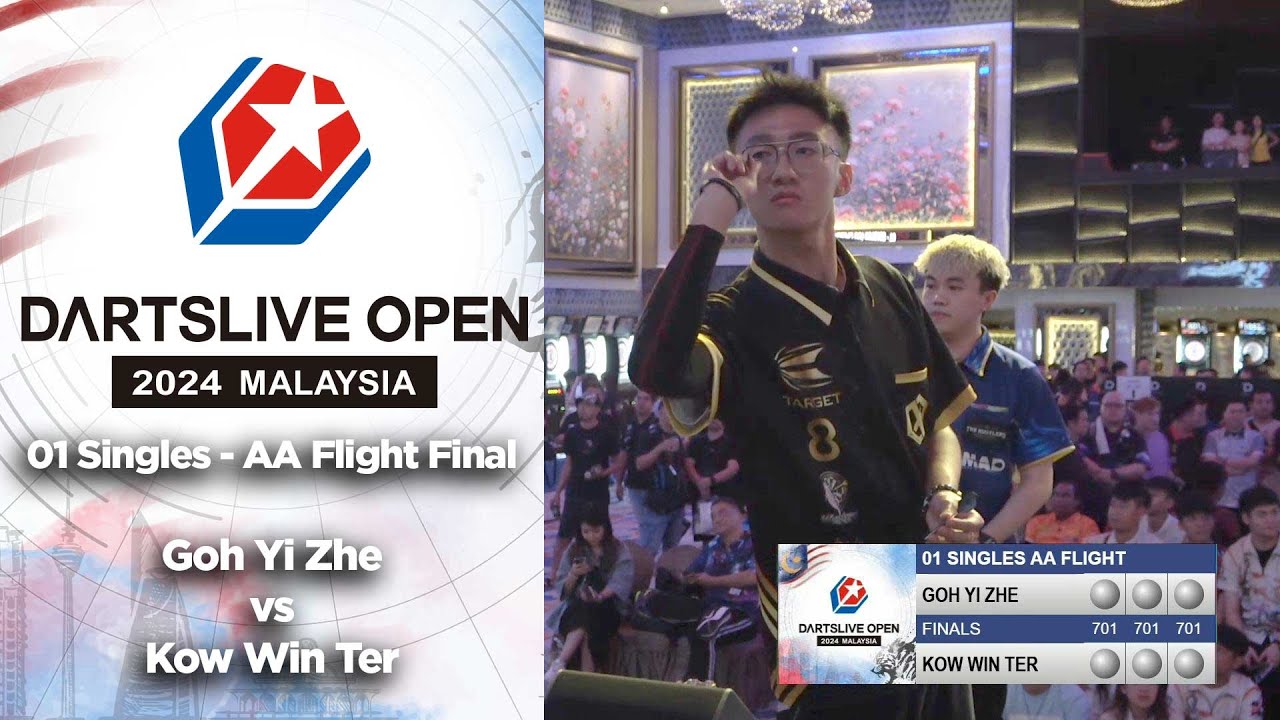 DARTSLIVE Open Malaysia 2024 - 01Singles AA Flight Final