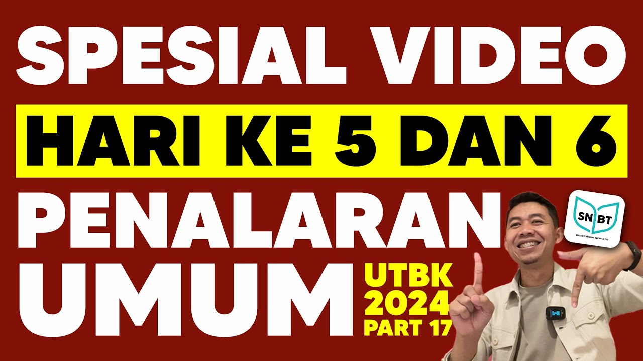 BOCORAN SOAL UTBK 2024 PENALARAN UMUM