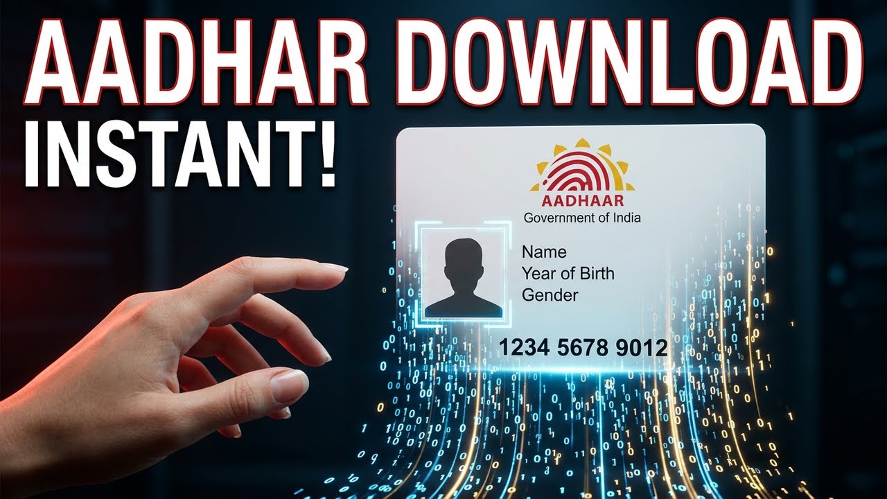Get Your Aadhaar Card  Online Free | How To Download Aadhar Card Online