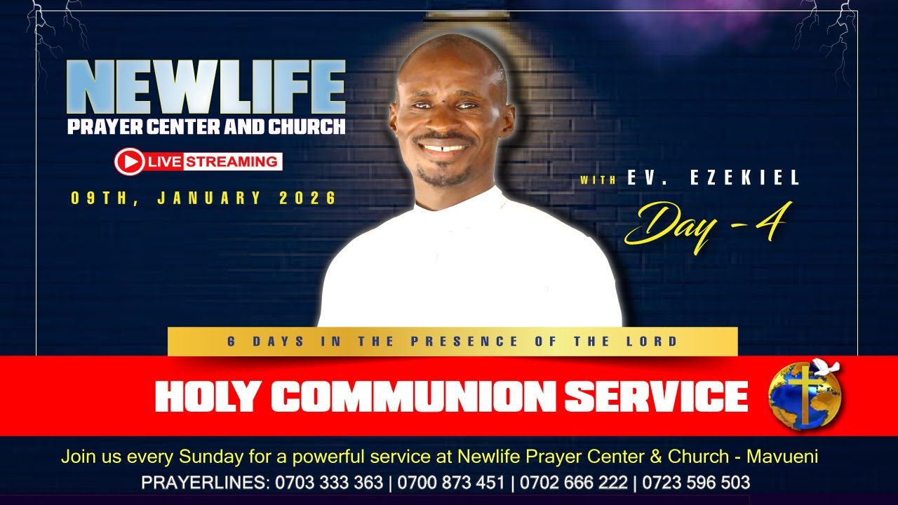 NEW YEAR FIRST HOLY COMMUNION SERVICE  DAY 4 - 09.01.2026